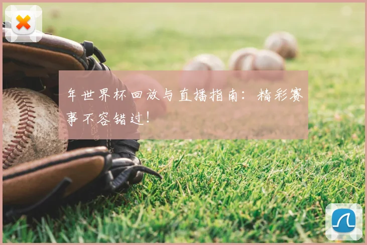 年世界杯回放与直播指南：精彩赛事不容错过！