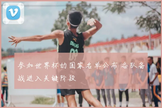 参加世界杯的国家名单公布 各队备战进入关键阶段
