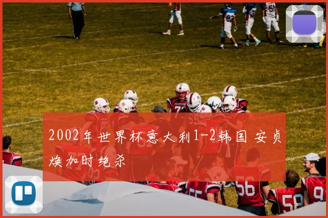 2002年世界杯意大利1-2韩国 安贞焕加时绝杀